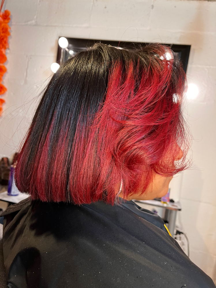 One Length Bob at Malayzian Stylez in Hammond, IN