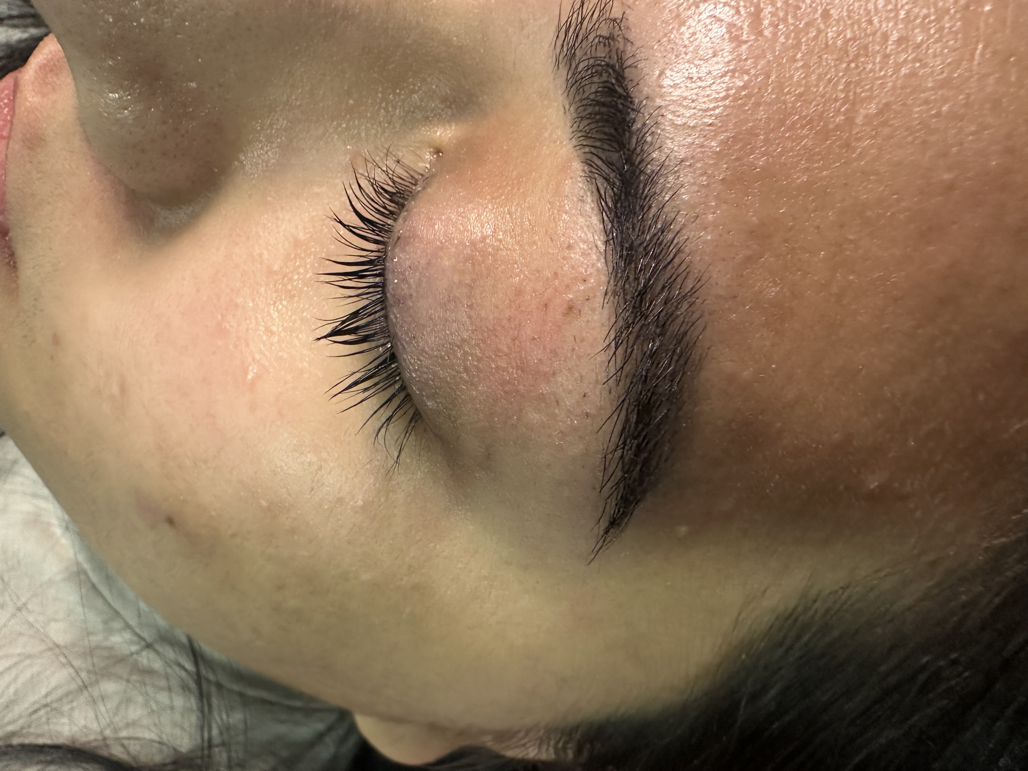 Brow wax and shape