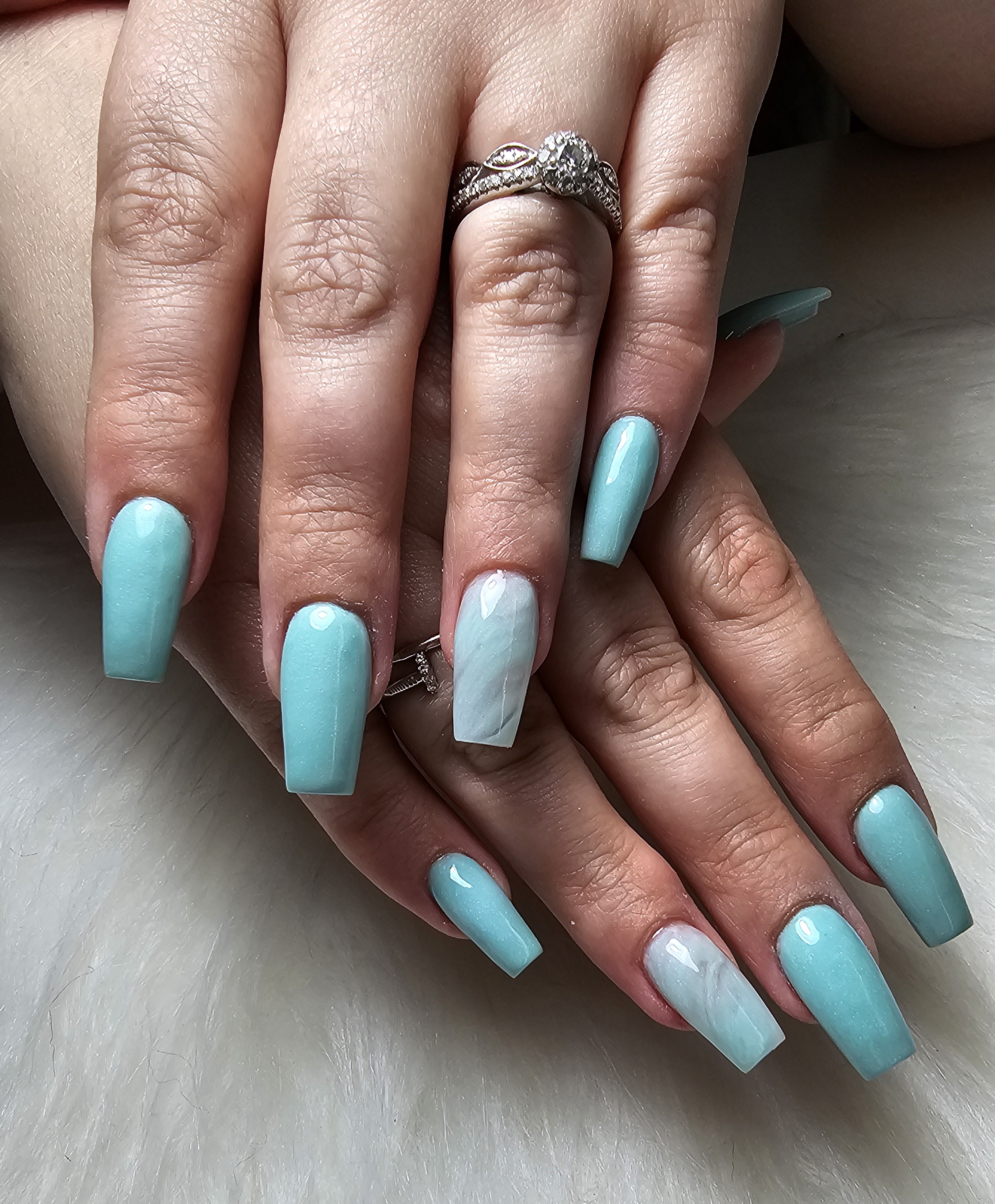 Acrylic full set at MYangNails in Mocksville, NC