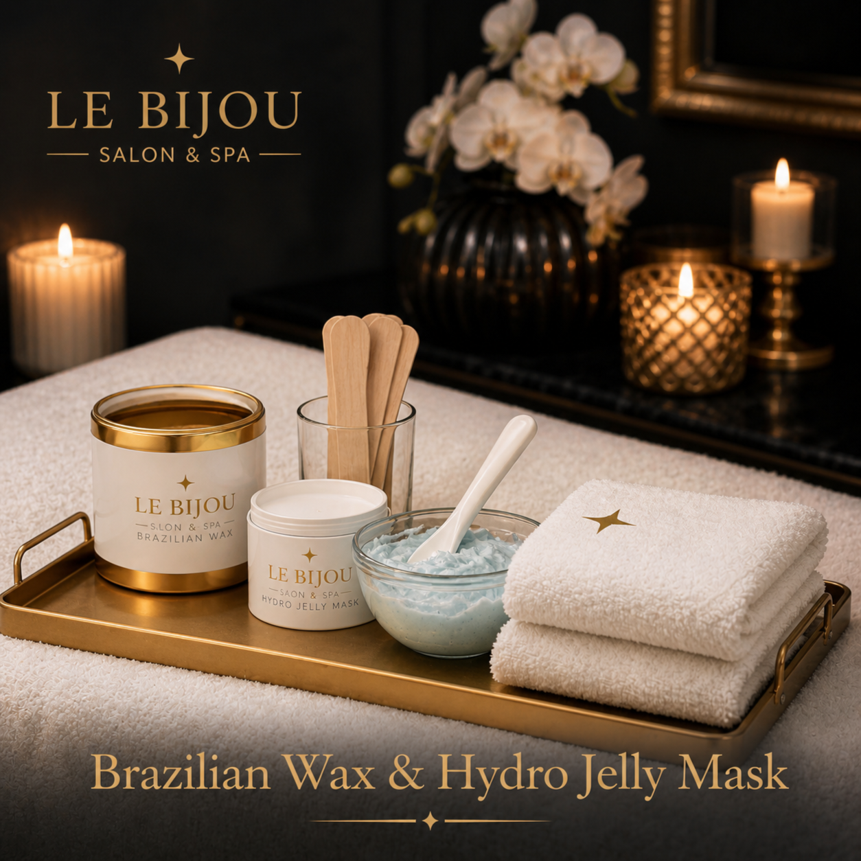 Wax - Brazilian & Hydro Jelly Mask at Le Bijou Nails and Spa Salon in Houston, TX