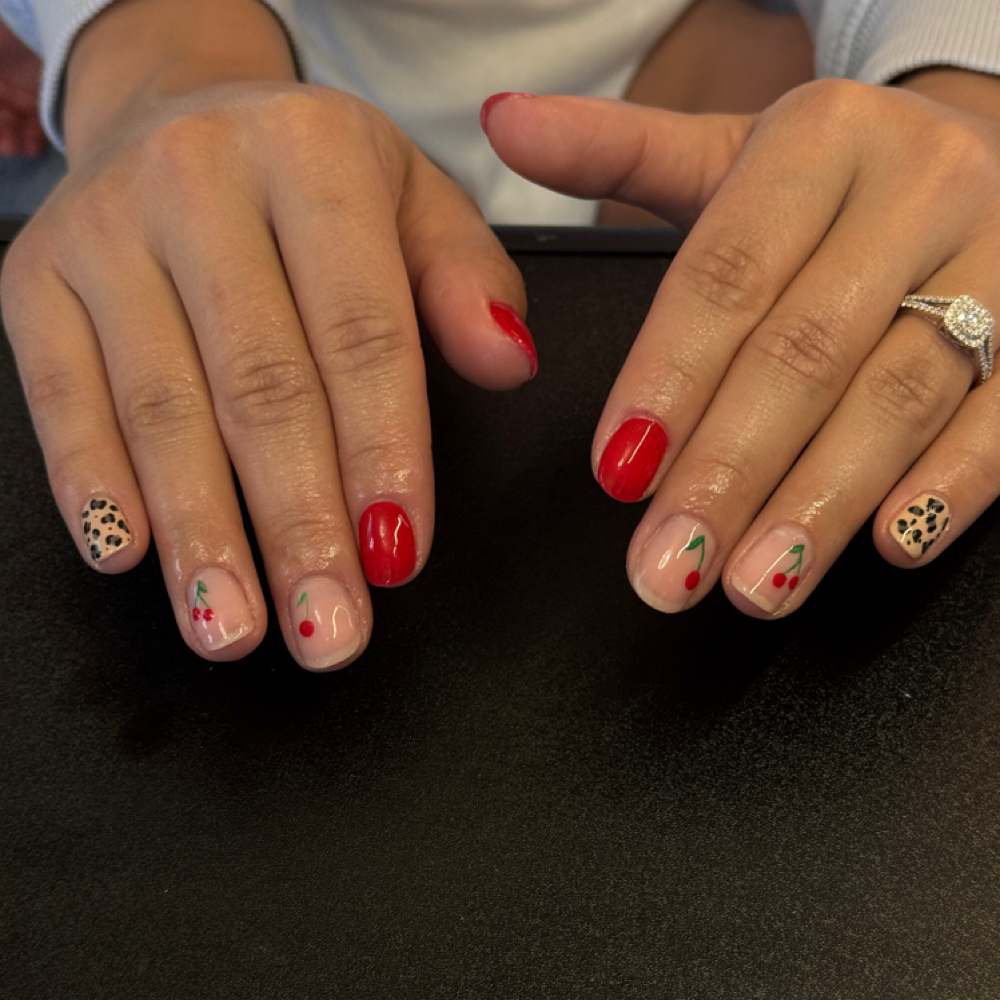 Gel Overlay/Fill - Minimal Design at Bella Marie Designs in Saint Johns, AZ