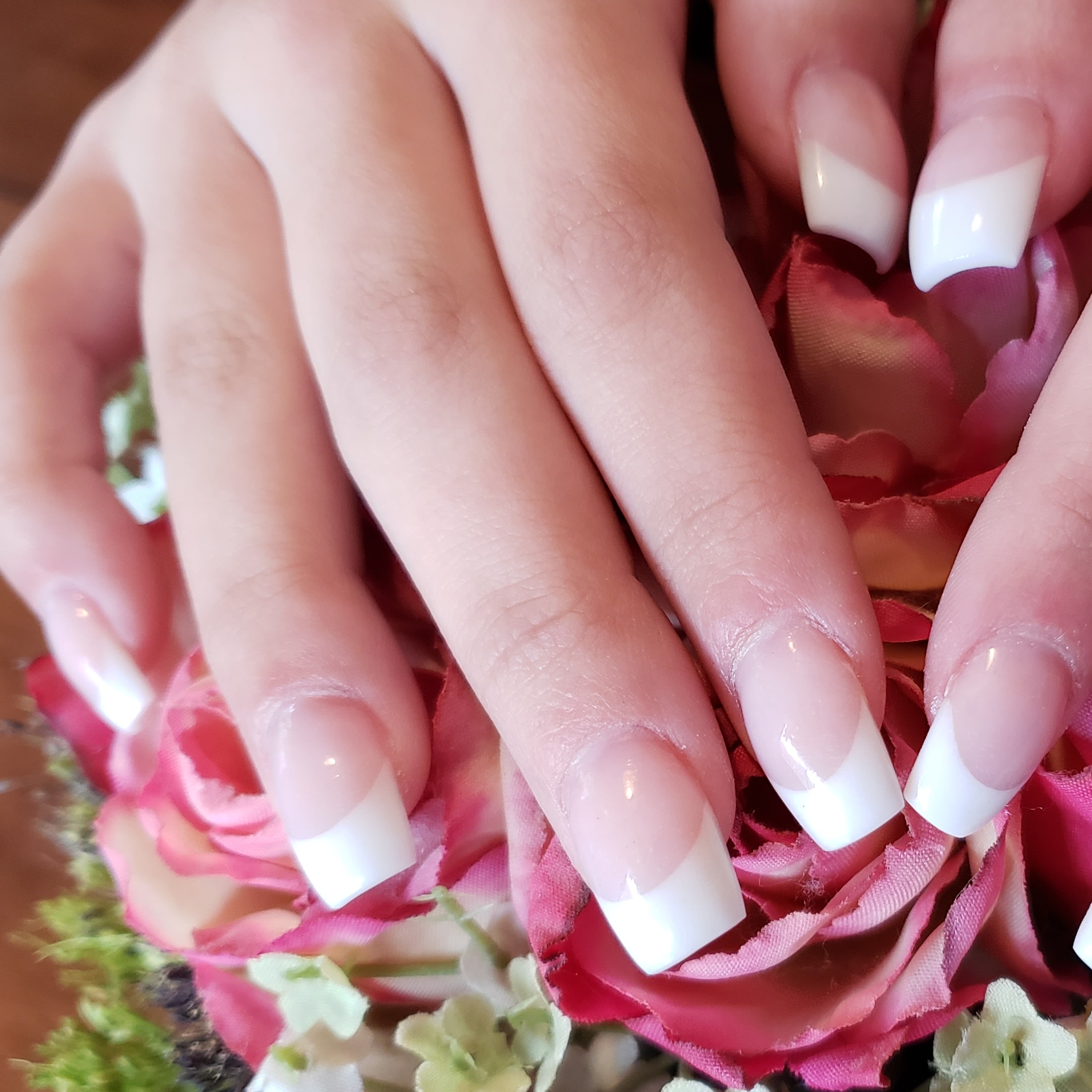 French Acrylic Full Set at Refined Nails with Caroline in Lakeport, CA
