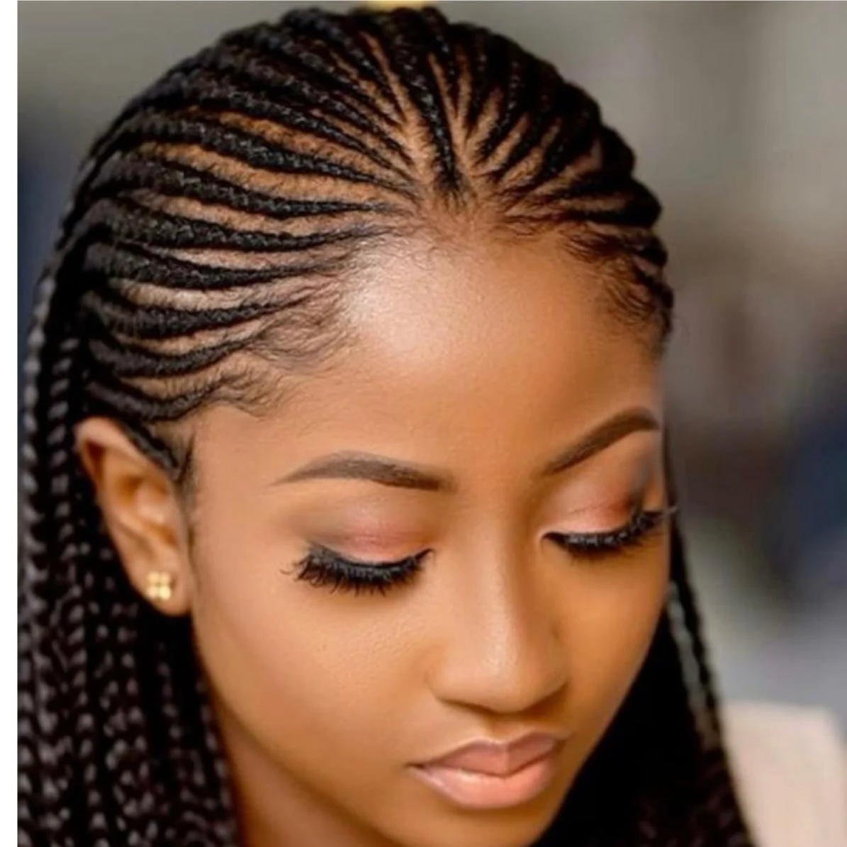 Fulani Braids at Hollywood Soul Salon Ouchlesshairbraiding in San Diego, CA