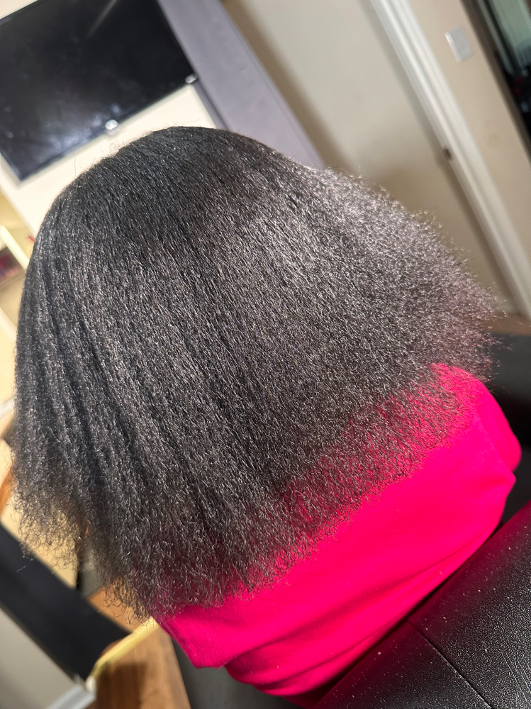 W/ Blow Dry at Nia B Braids in Pooler, GA