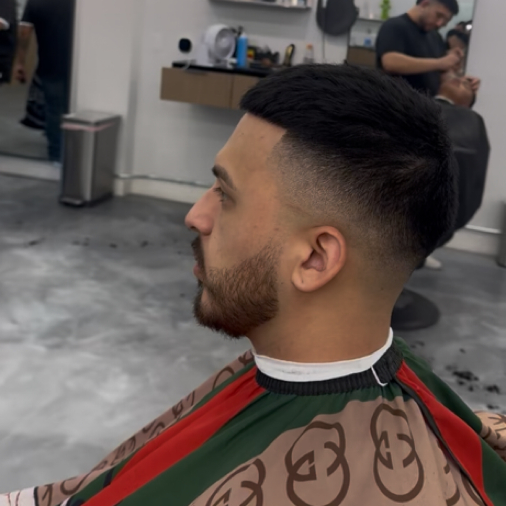 Men’s Haircut + Beard at Slik Barbers in Riverside, CA