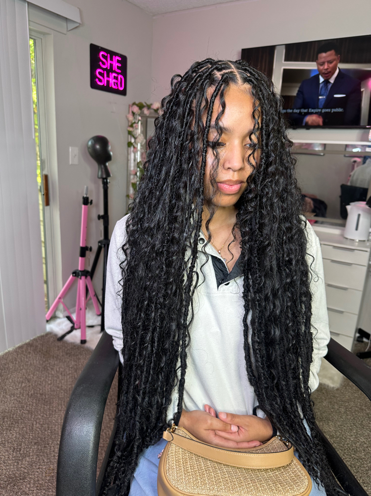 Boho Soft Locs Mastermix Blend at Pink Passion Beauty Parlor in Atlanta, GA