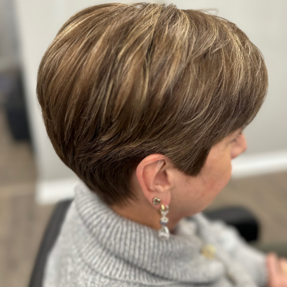 Blowdry for Short Hair at Michelle Yacovone Hair Design in Pembroke, MA