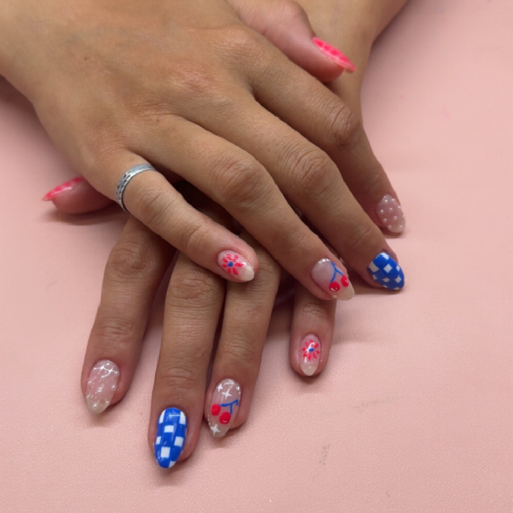 Hard Gel Overlay Short at Peace & Polish Nails by Lacey in Deer Park, WA