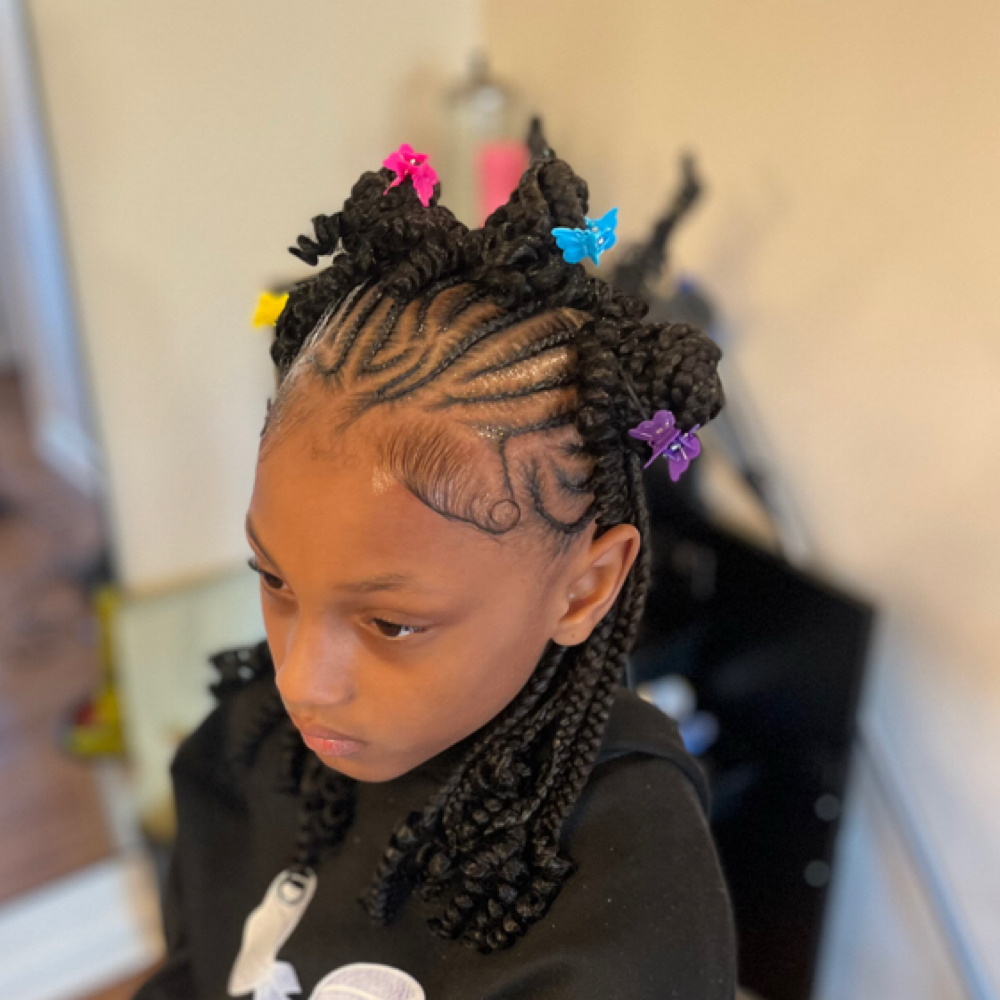 Kids Fulani Braids at Taylored Image in Delmar, DE