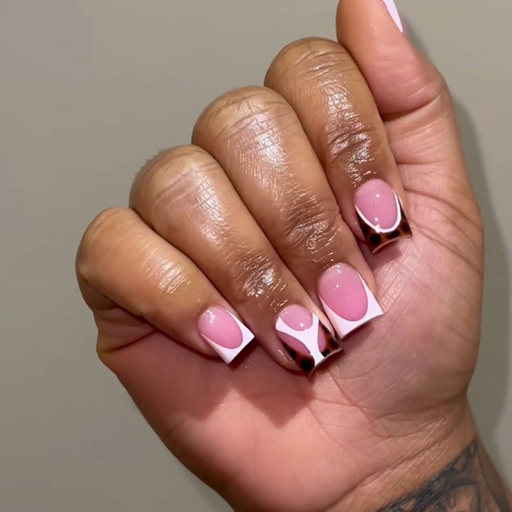#6 French Tip Only at Kandys Glam Bar LLC in San Antonio, TX