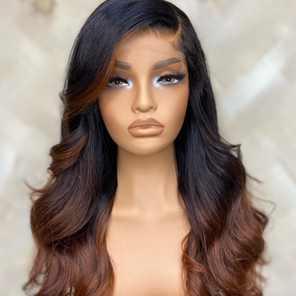 20” Balayage Wig + Install Package at Spoiled Bhaddie Beauty Studio in Live Oak, TX
