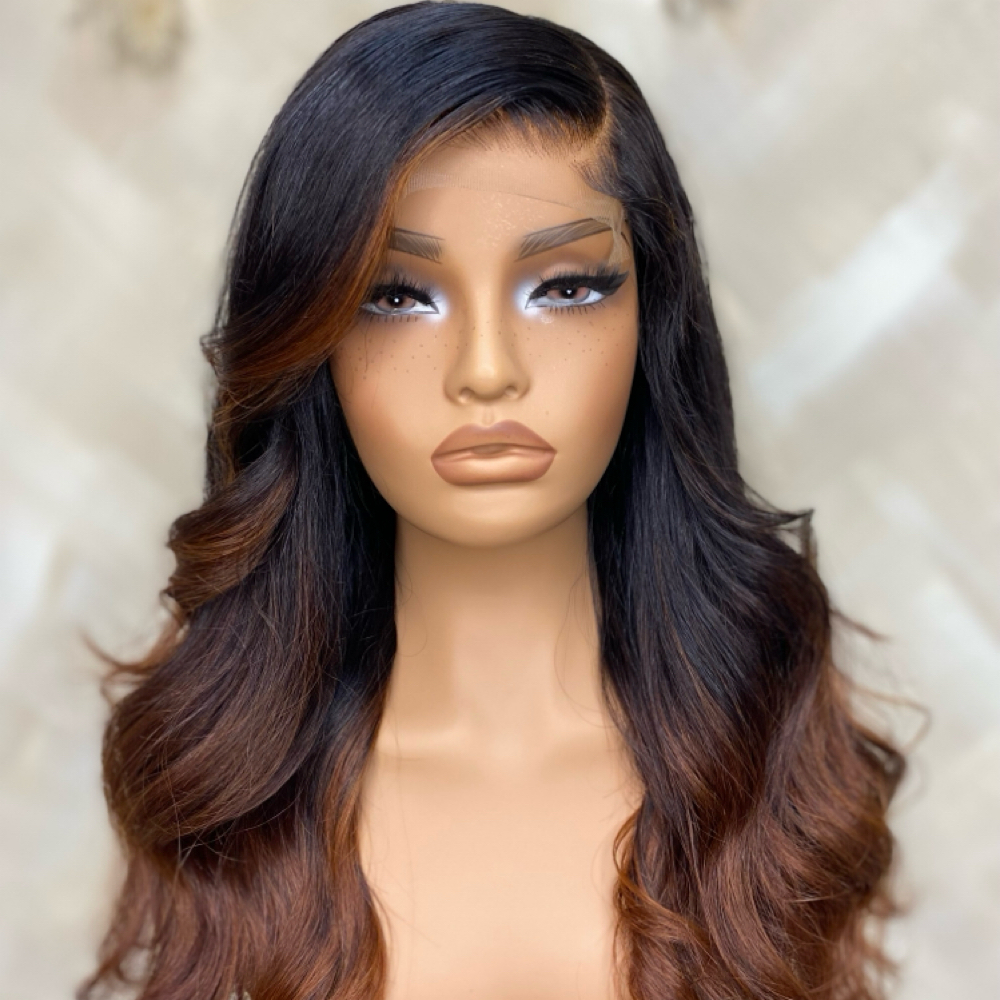 20” Balayage Wig + Install Package at Spoiled Bhaddie Beauty Studio in Live Oak, TX
