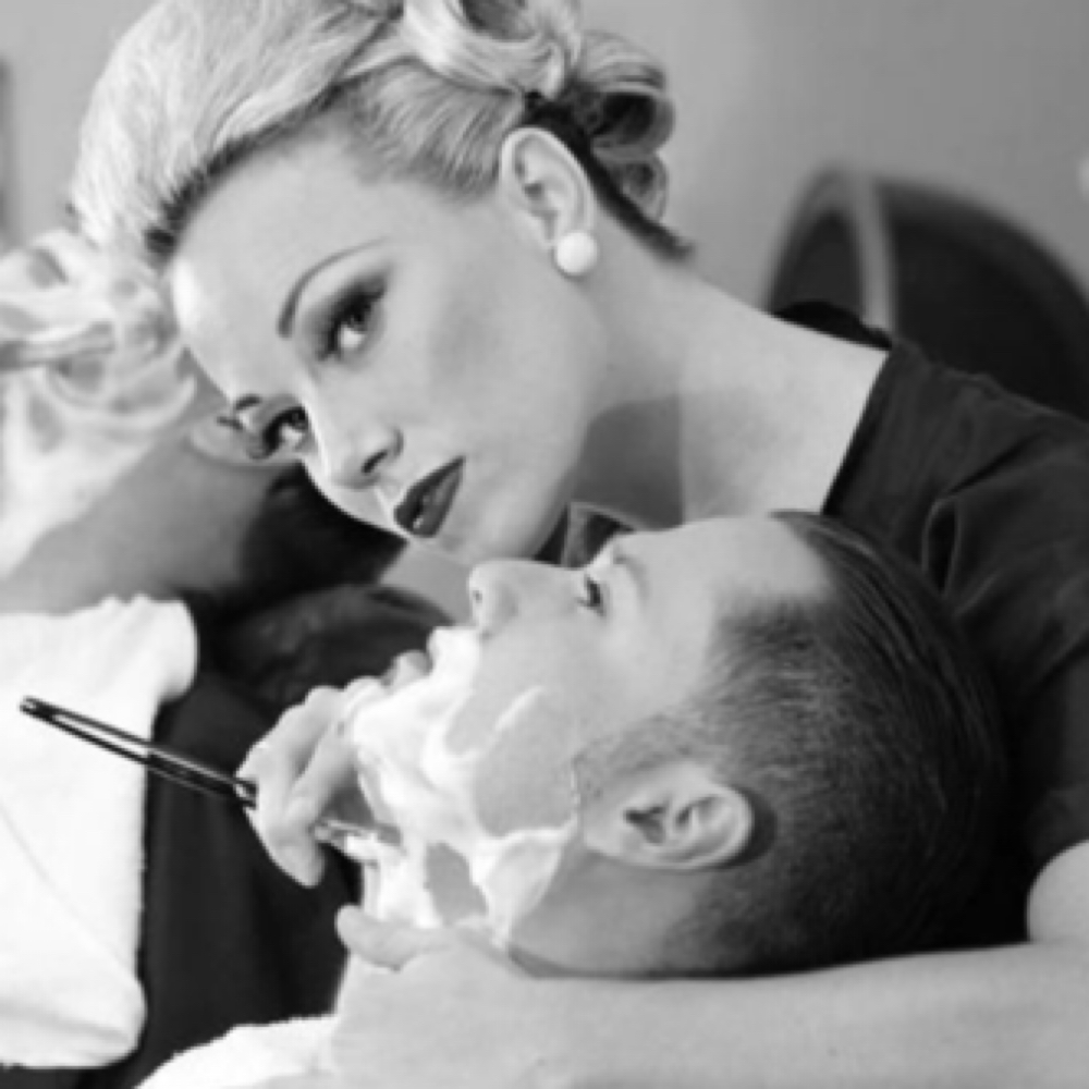 Face shave at EDGE District Barber Studio in St Petersburg, FL