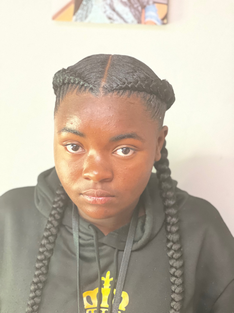 2 Feed In Braids