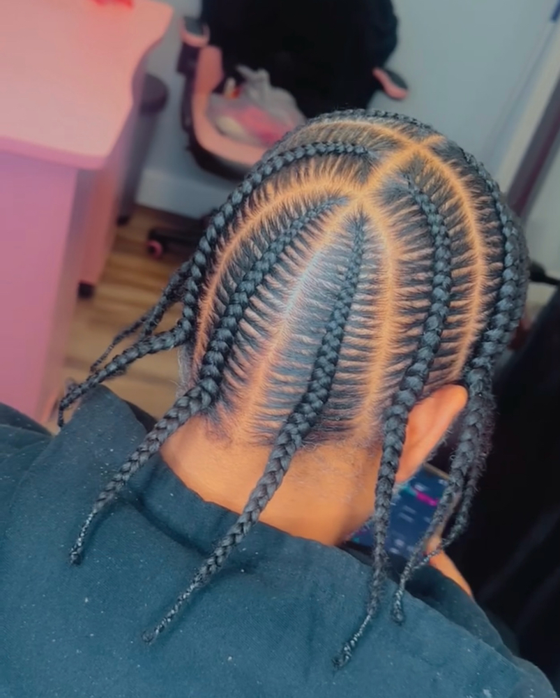 8 Stitch braids (For Men)
