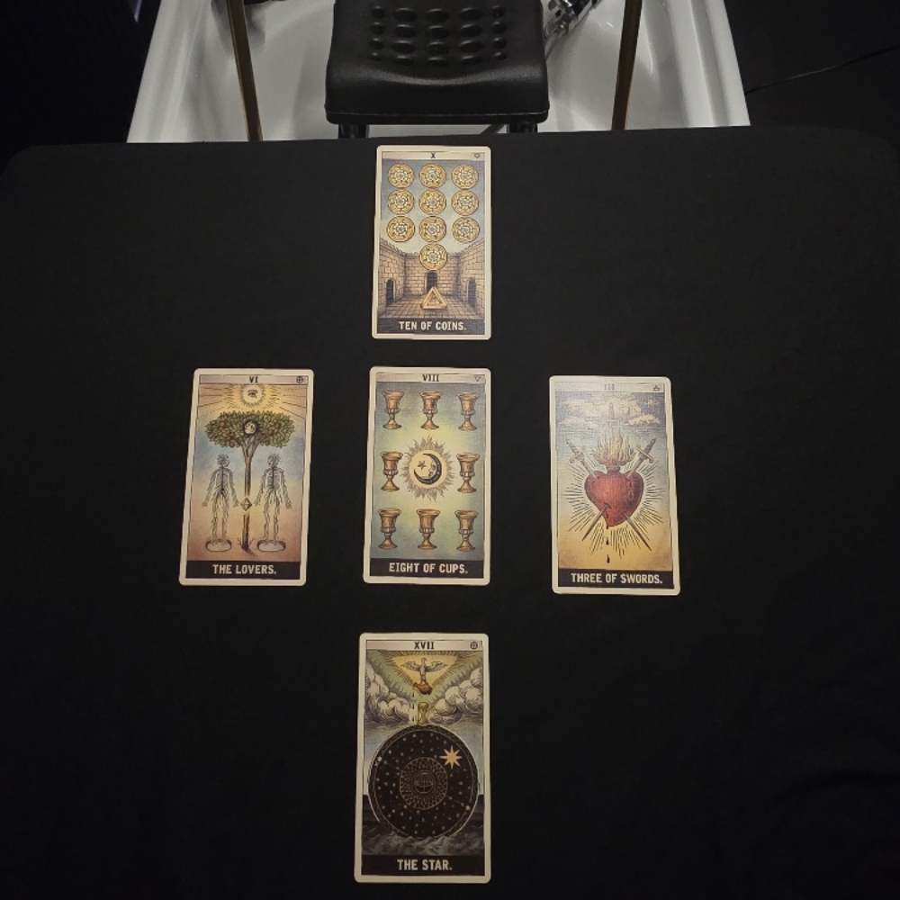 5-card Release Reading at Awakening Hair Co. in Dearborn, MI