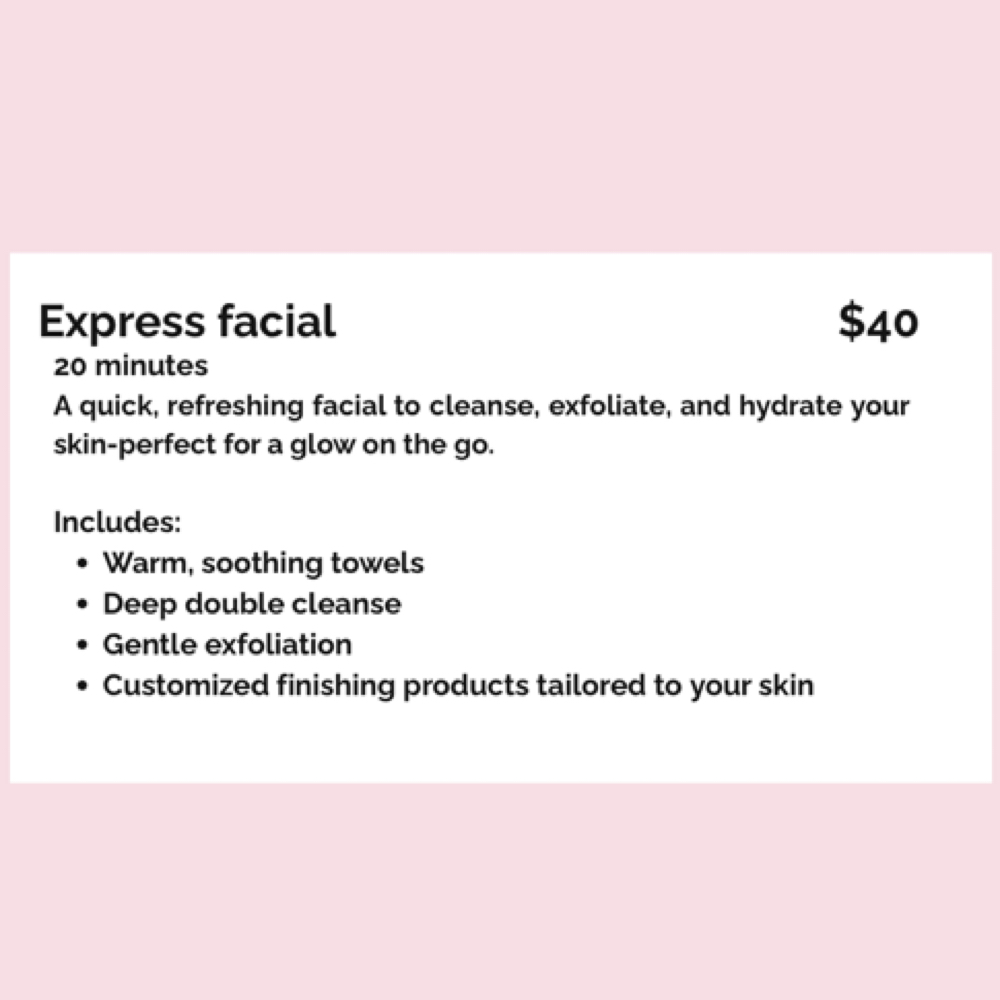 Express Facial at K. Brooke Esthetics & Head Spa in Pryor, OK
