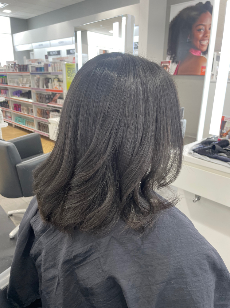 Silk Press Hair Styling