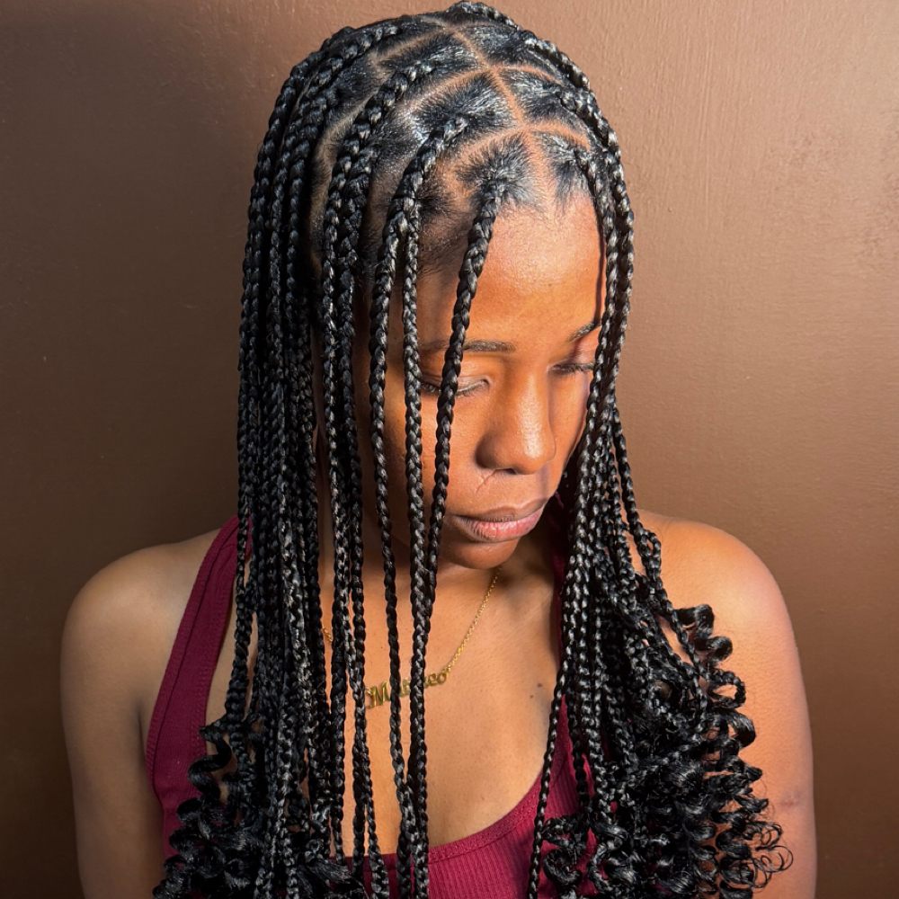 Knotless Braids (Medium) at Diliaspecialtouch LLC in Dracut, MA