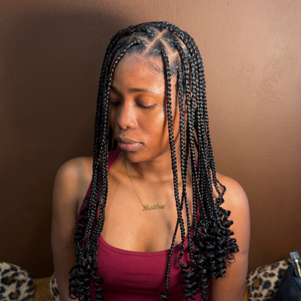 Knotless Braids (Medium) at Diliaspecialtouch LLC in Dracut, MA