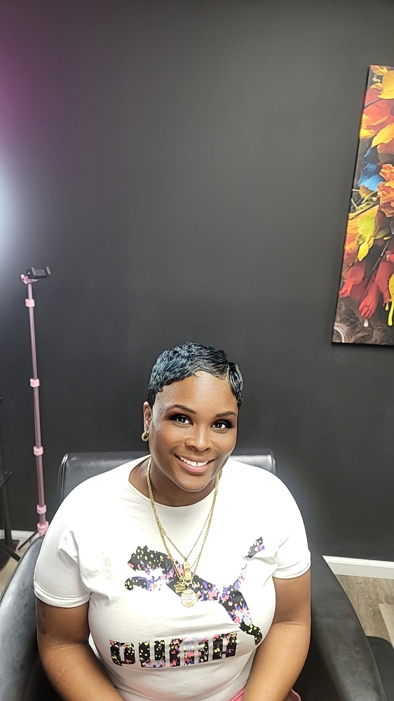 Pixie Cut Relaxer Package