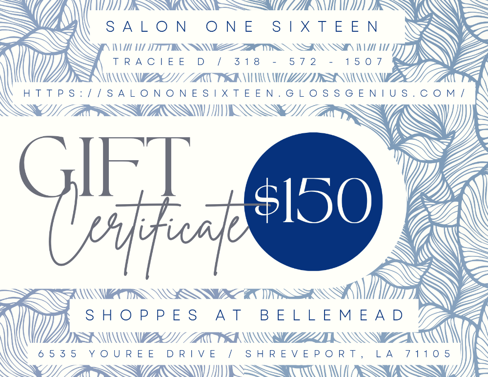 $150 Giff Certificate