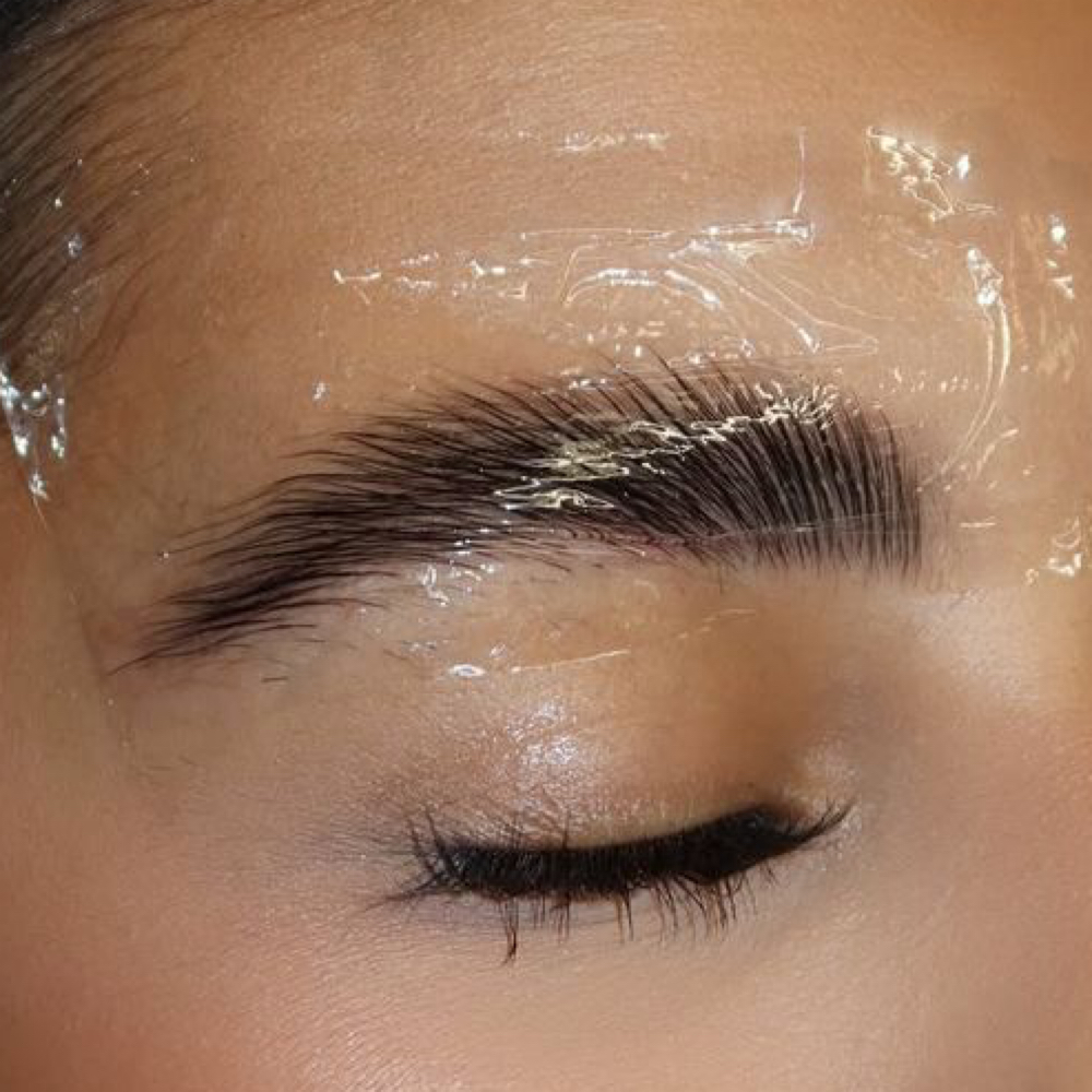 Brow lamination + Wax at Idealbeautee_official in Tampa, FL