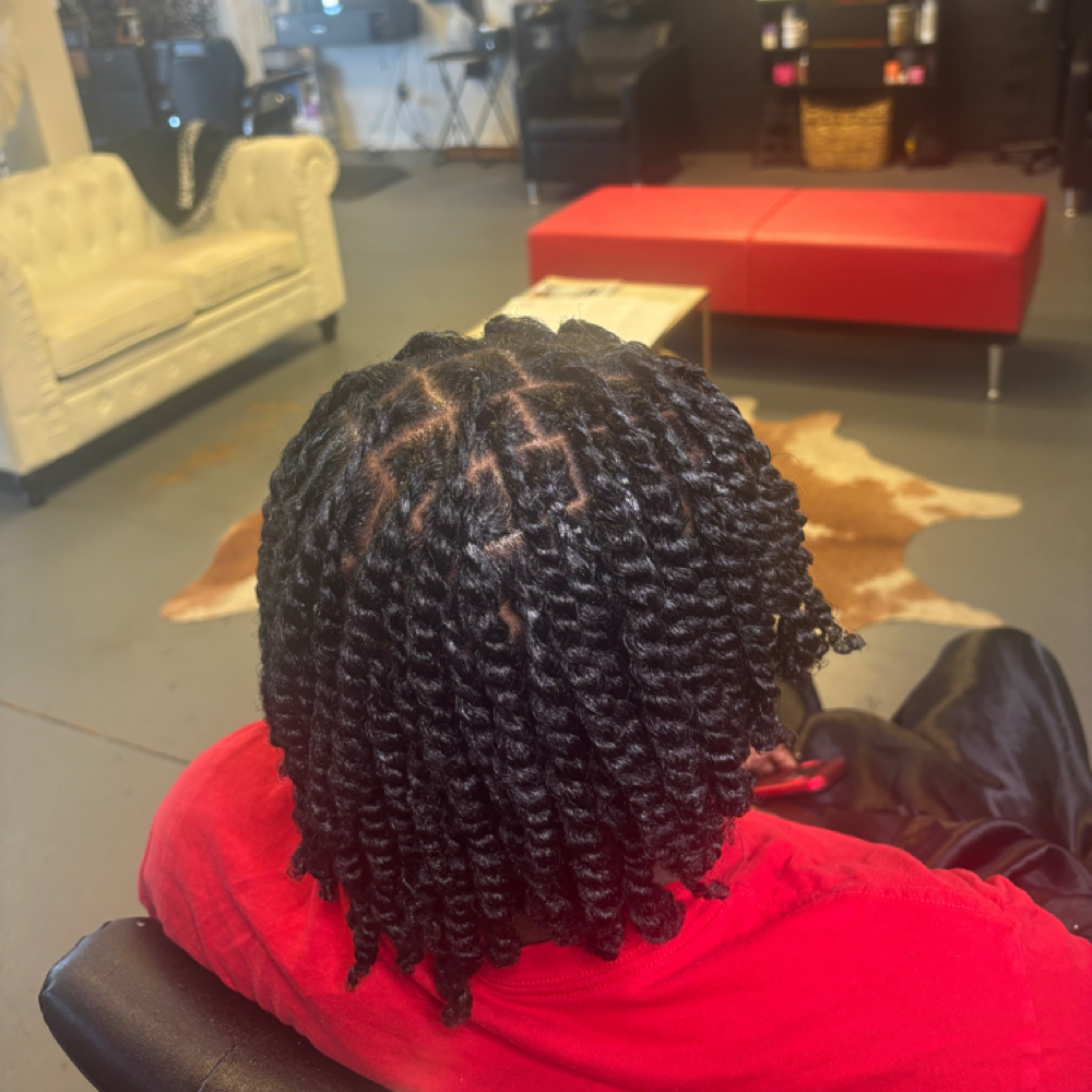 Men Twist at XXI Shēk Hair Co. in Kingsland, GA