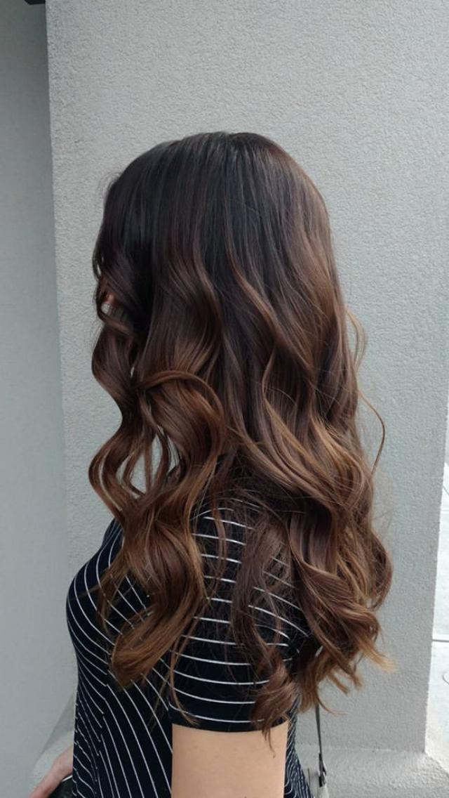 Ombré, haircut and style