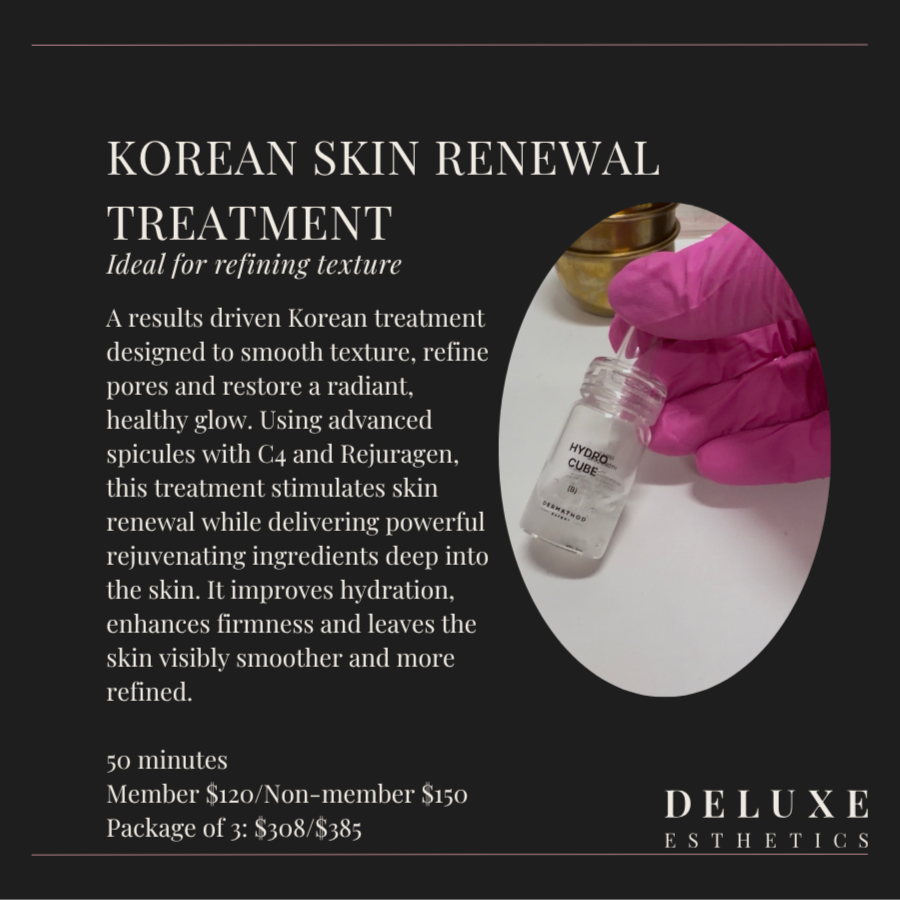 Korean Skin Renewal Treatment at Deluxe Esthetics in St. Petersburg, FL