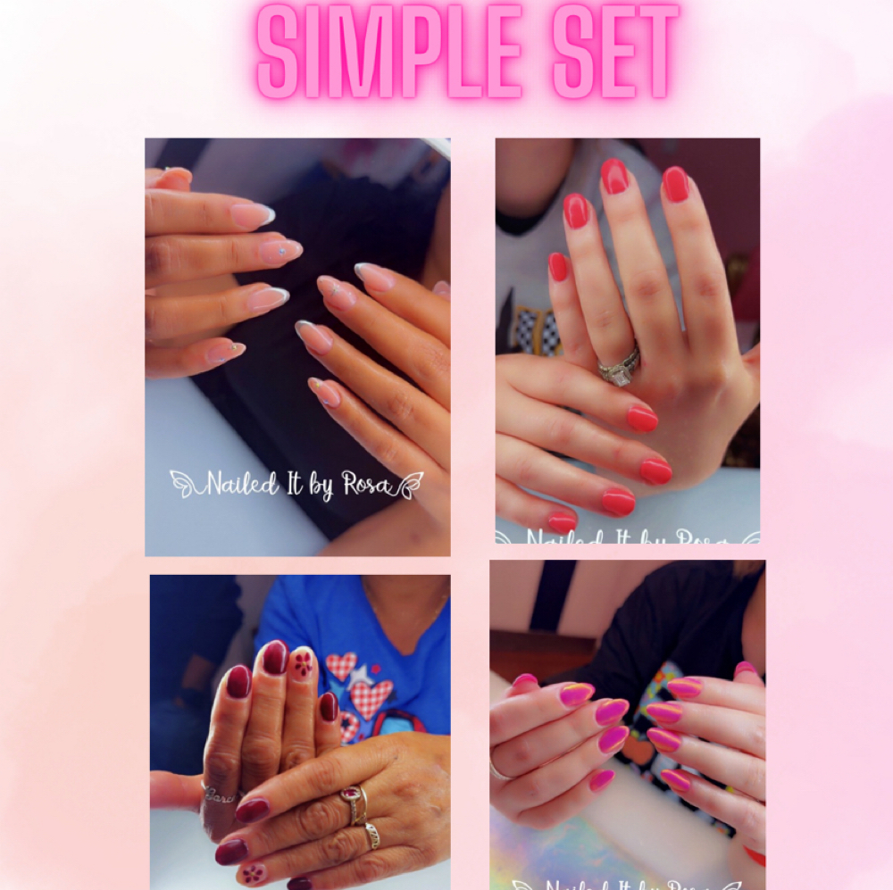 Simple Set (Builder Gel) at Nailed It By Rosa in Puyallup, WA