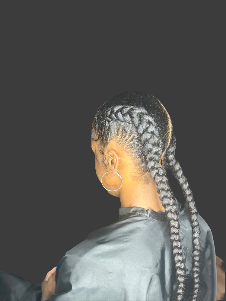 2 Jumbo Braids