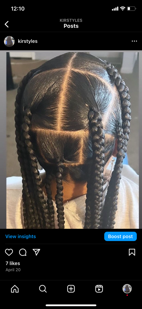 Jumbo Knotless