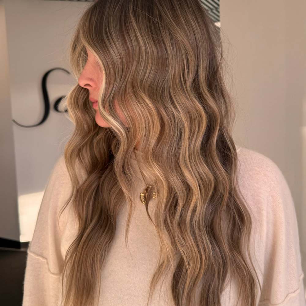 Glaze + Blowout/Haircut at Victoriapassaro.hair in Bellmore, NY