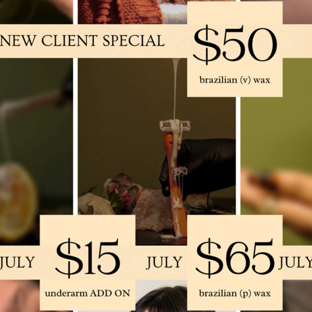 *JULY* NEW CLIENT BRAZILIAN (V) at The Waxing Coven in Harrisburg, PA
