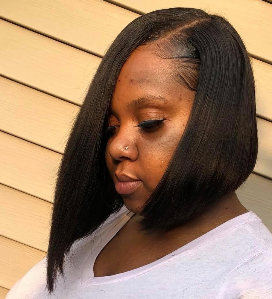 Sew in bob W/ Leave Out