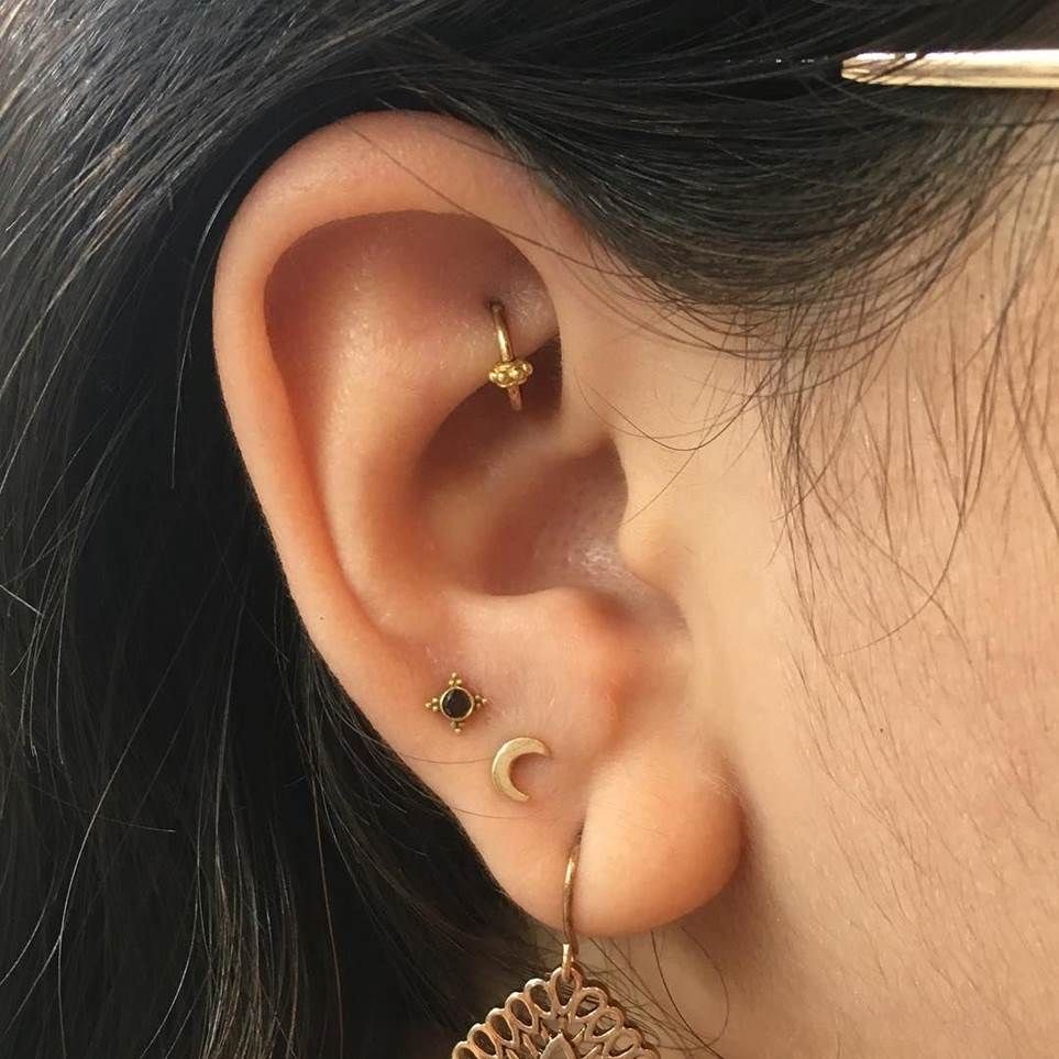 Ear Styling // 4 Piercings