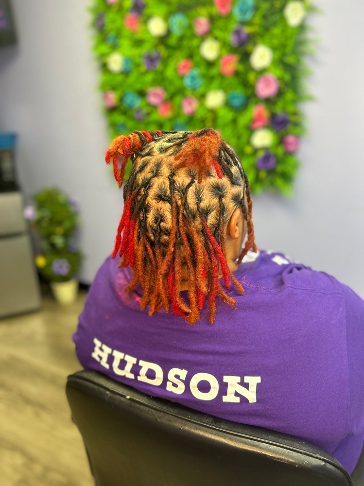 Wash/ Retwist/Style*end of neck