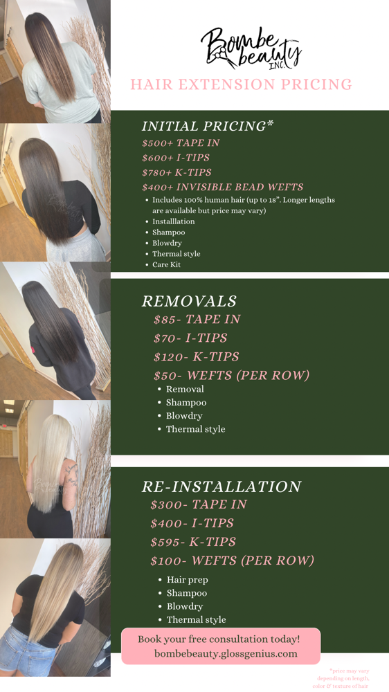 Hair Extension Consultation at Studio M in Waukegan, IL
