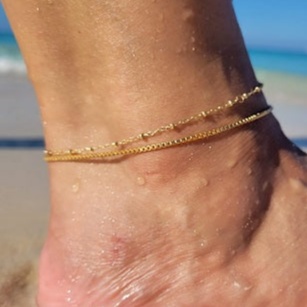14K Gold Filled Anklet at Infinity Lynx in Stewartsville, NJ