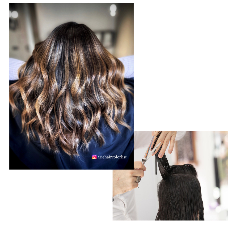 LUXE BRUNETTE BALAYAGE + CUT