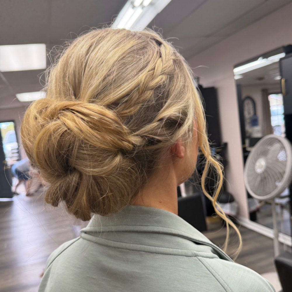 Updo at Faithfully Rooted in Gilbert, SC