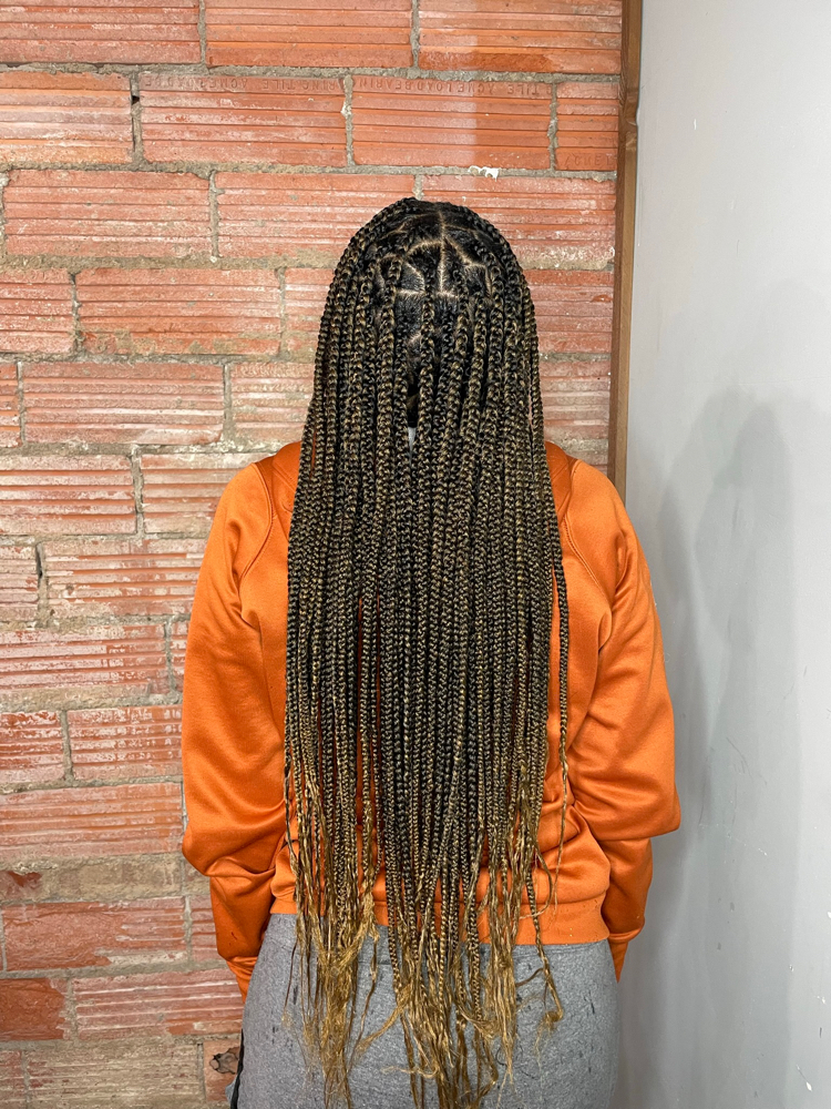 Long Medium Box Braids