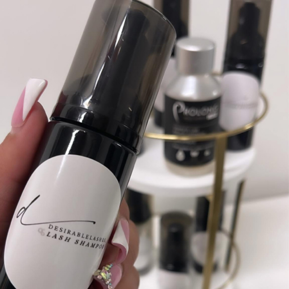 Lash Shampoo Bottle at DesirableLashes in Seattle, WA