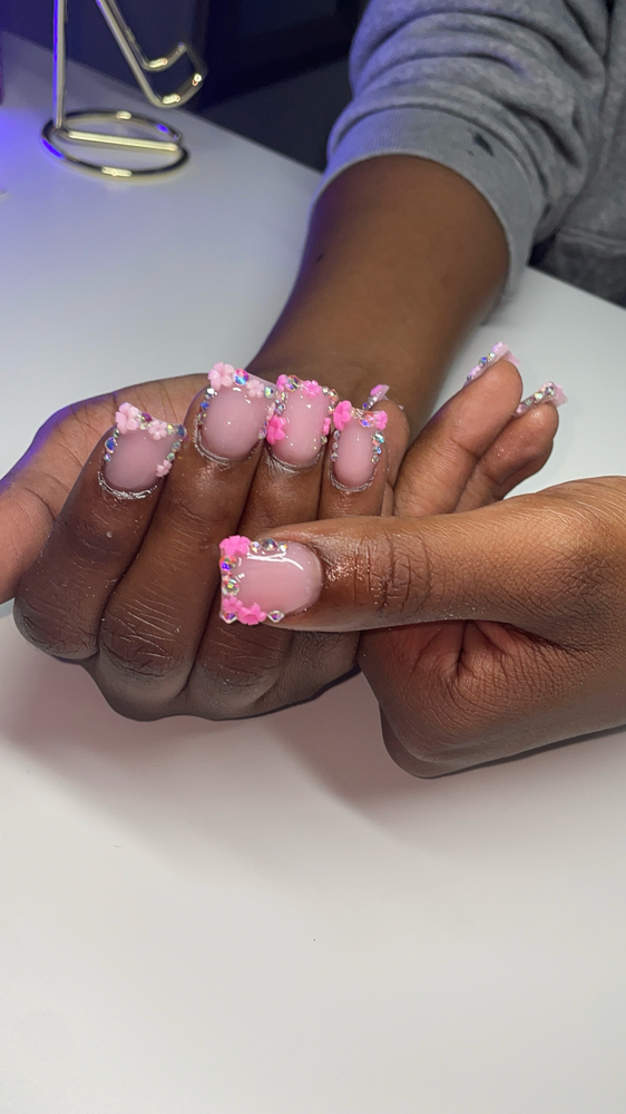 Polygel Full Set at Kc nailed by dela in kansas city, MO