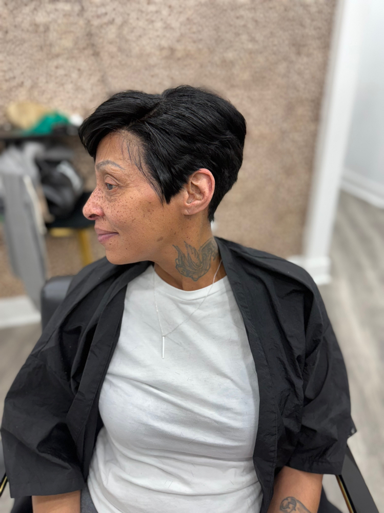 Lace Pixie Cut