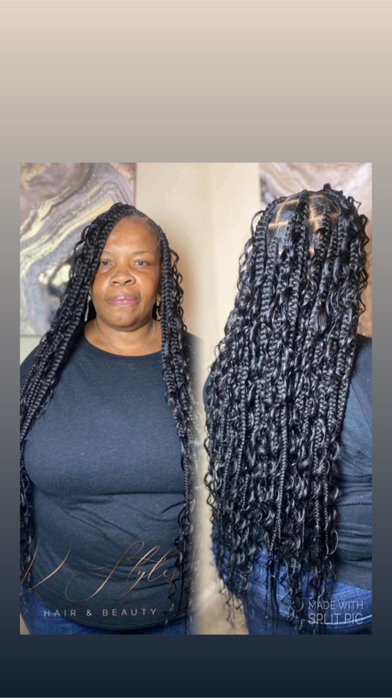 Large Knotless at V Styles LLC in Horn Lake, MS