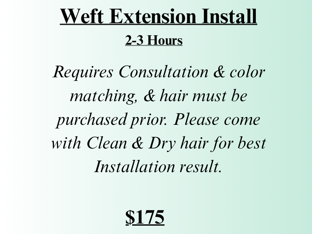 Extension Install