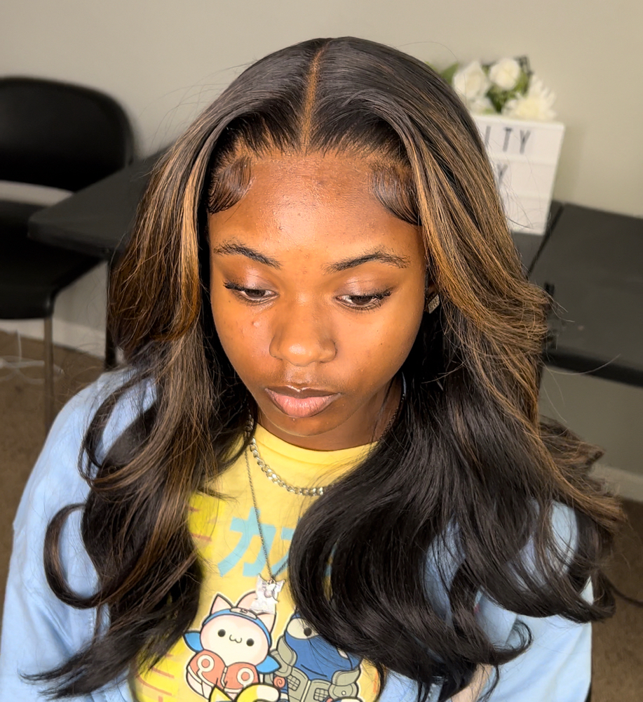 Synthetic Wig Install