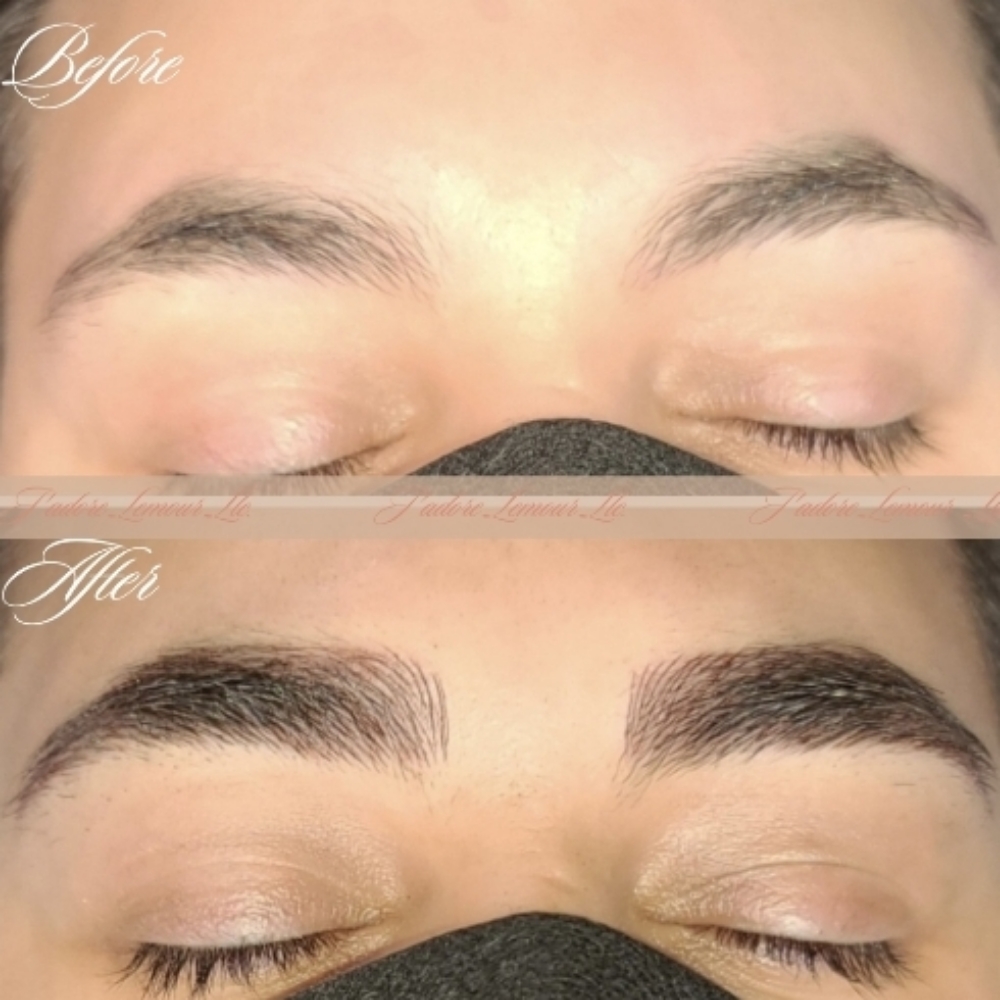 Men's Microblading at J'adore Lemour in Lynbrook, NY